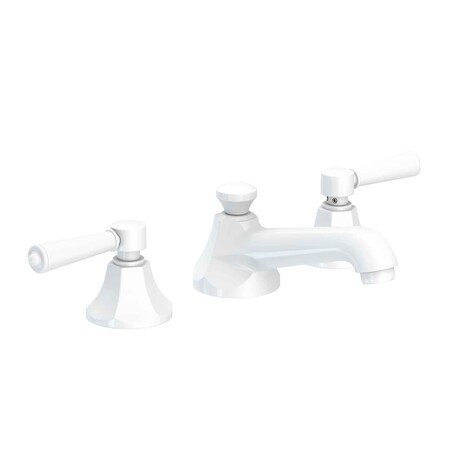 Newport Brass Widespread Lavatory Faucet in White 1200/50